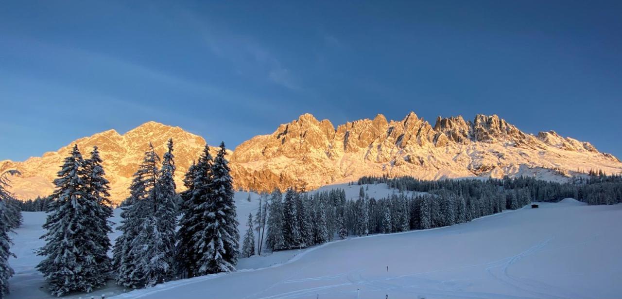 Appartementhaus Hochkoenig - Panoramablick Muhlbach Am Hochkonig Bagian luar foto