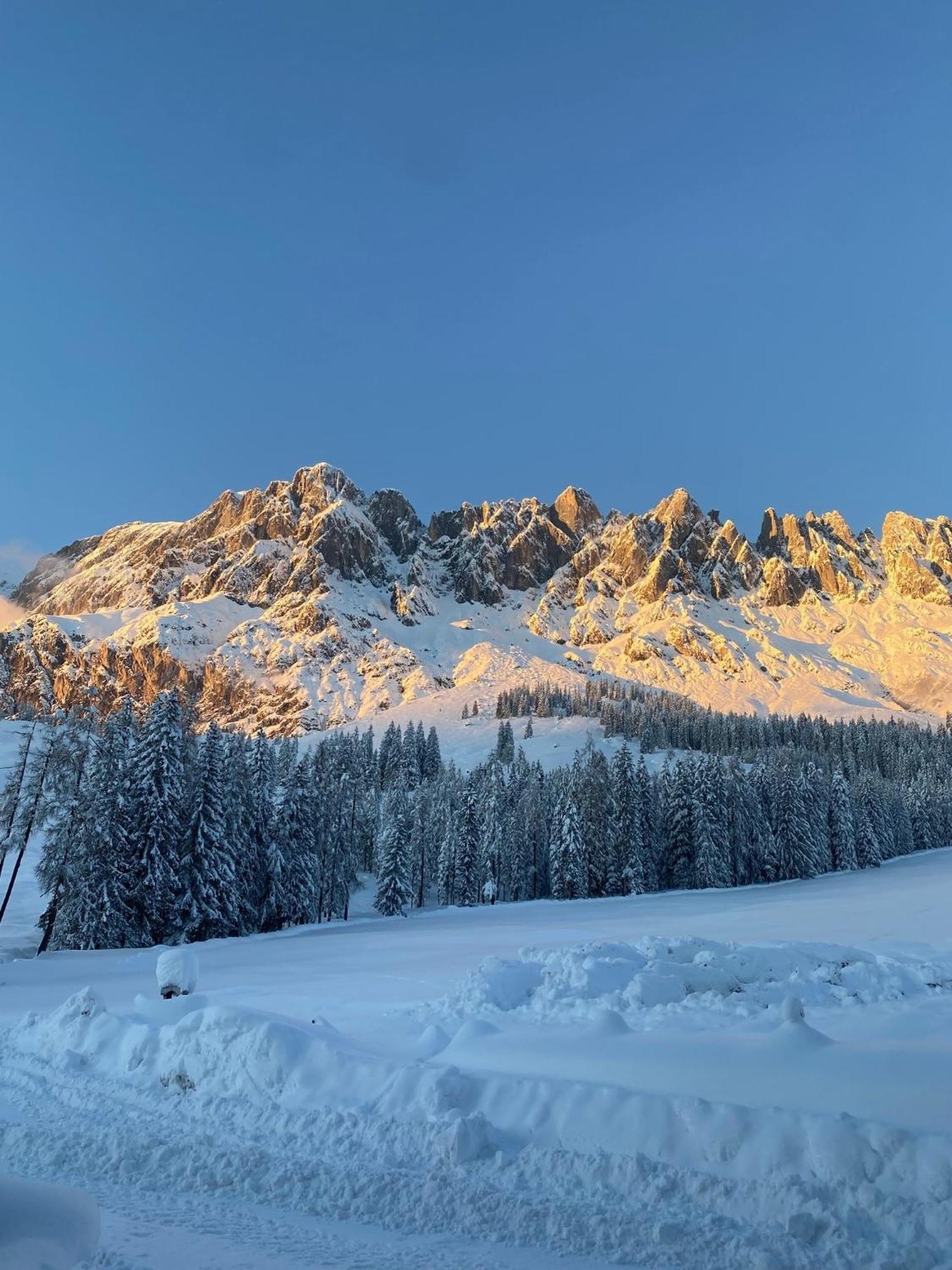 Appartementhaus Hochkoenig - Panoramablick Muhlbach Am Hochkonig Bagian luar foto